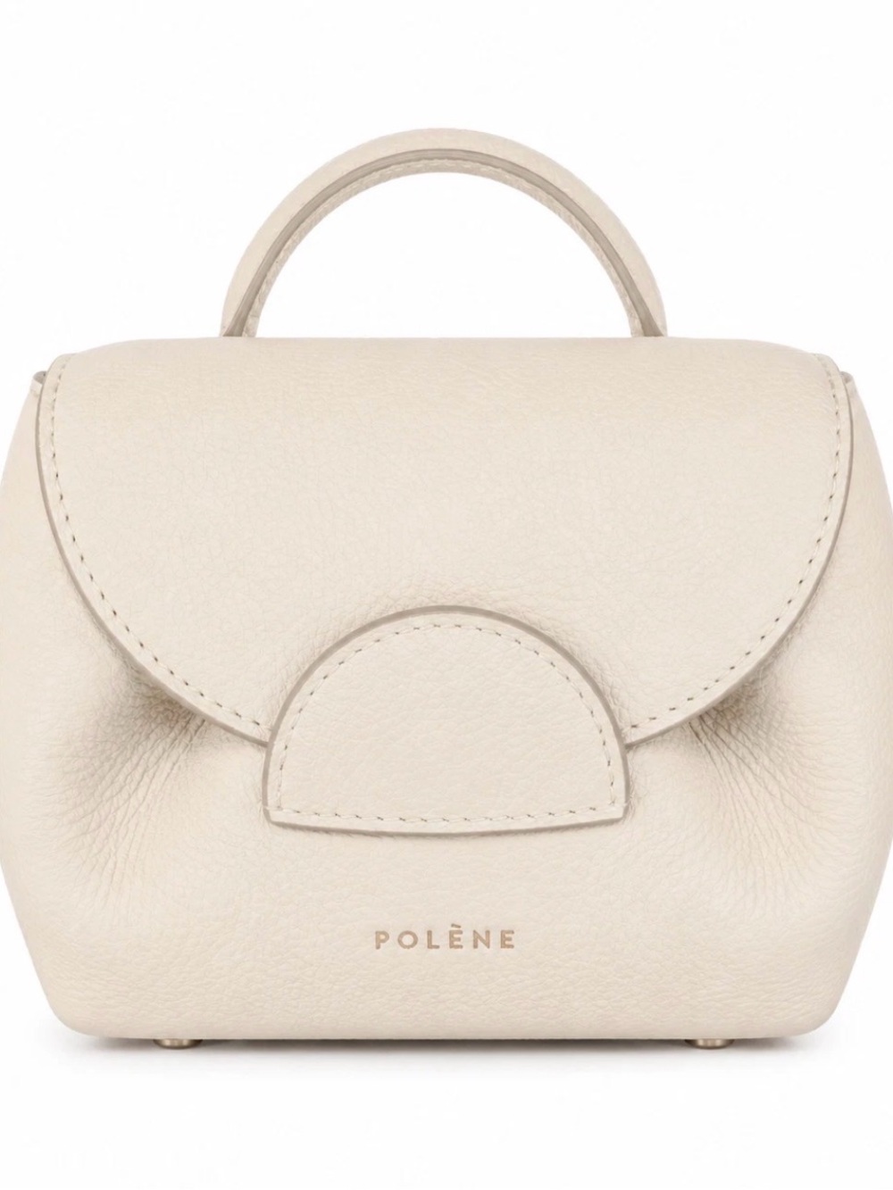 Polène Numéro Un Micro Chalk Bag | Pebbled Leather | NWT